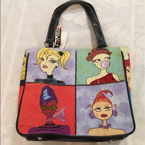 Vintage Handbags - Vintage Far Nine Embellished Handbag